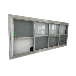Concession Door with Glass and Screen - 72X36