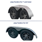 Jeep fender for 7 and lower.
