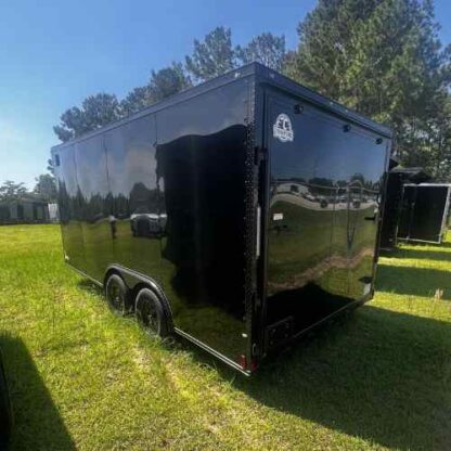 Titanium Cargo 8.5×16 Tandem Axle Black Blackout Enclosed Cargo Trailer ...